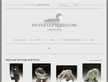 Tablet Screenshot of inuitsculptures.com